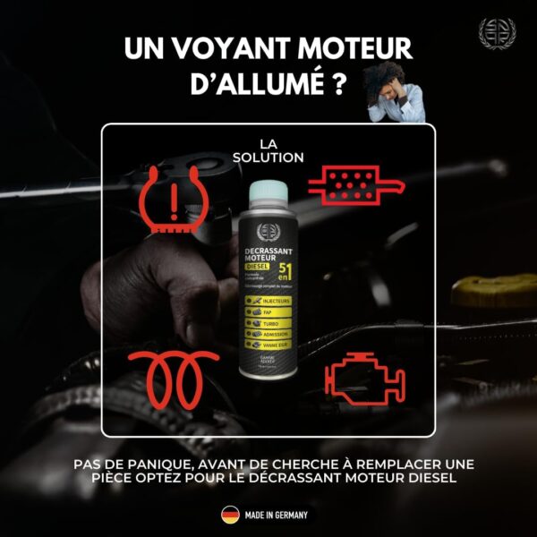 Décrassant et Décalaminant Moteur Diesel 5en1 SNQR – 375mL – Image 8